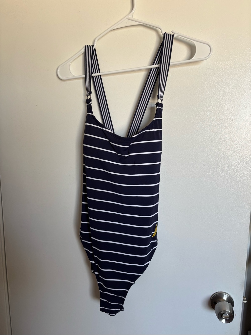Navy Stripe One-Piece Swimsuit